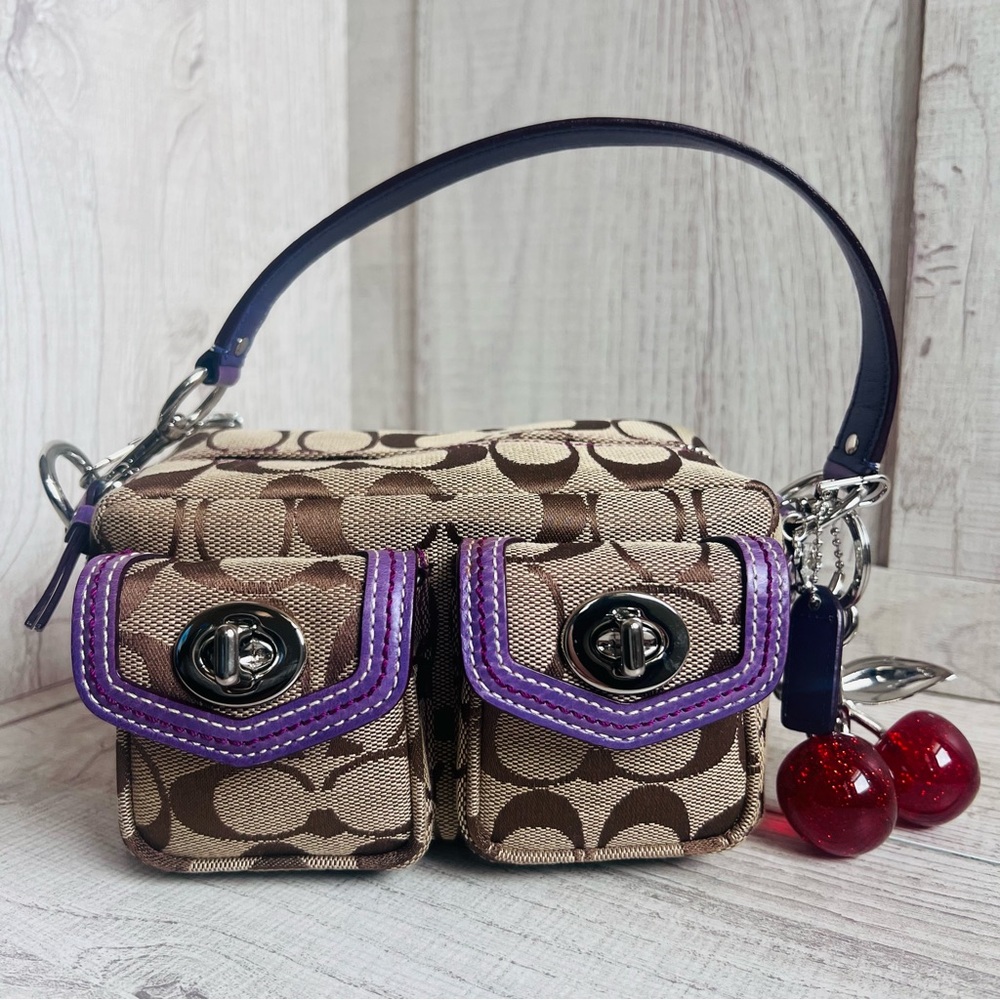 Coach Y2K Mini Turn-Lock Legacy Bag